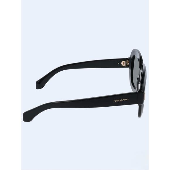 New Salvatore Ferragamo SF2068SE 001 Women\'s Black Square Sunglasses